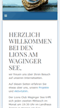 Mobile Screenshot of lions-wagingersee.de